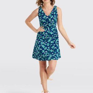 NWT Draper James | Floral Knot Circle Dress | Blue